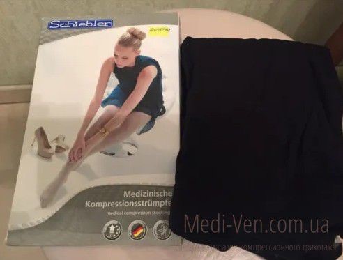 Женские компрессионные колготки Schiebler Venesso Soft 1 и 2 класс компрессии открытый и закрытый носок