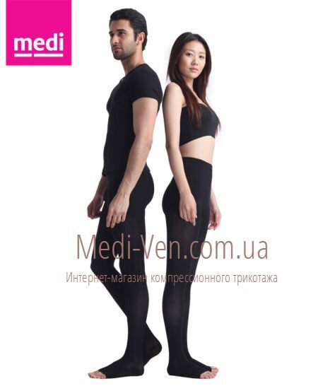 Компрессионные колготки medi duomed 1 класс компрессии открытый и закрытый носок