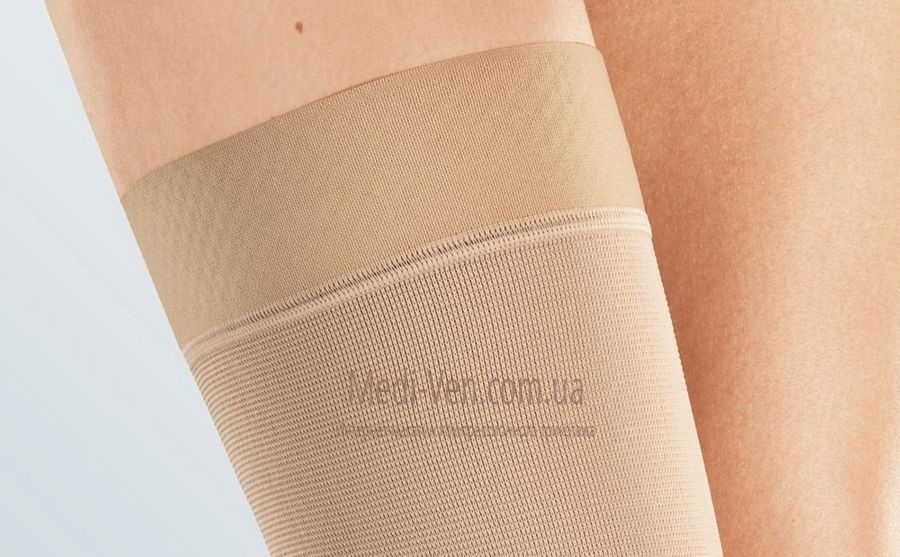 Бандаж для коленного сустава компрессионный medi Elastic Knee support c силиконовой резинкой - Германия