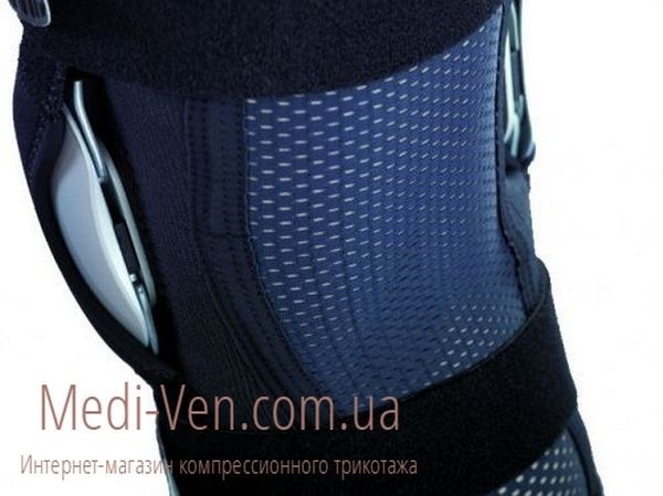 Бандаж для коленного сустава medi Collamed с шарнирами physioglide и 4-х точечной системой крепления - Германия