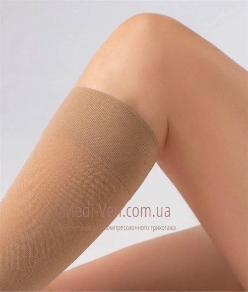 Компрессионные гольфы для сухой кожи ног MEMORY Aloe Vera OFA BAMBERG 2 класс компрессии с закрытым носком для женщин