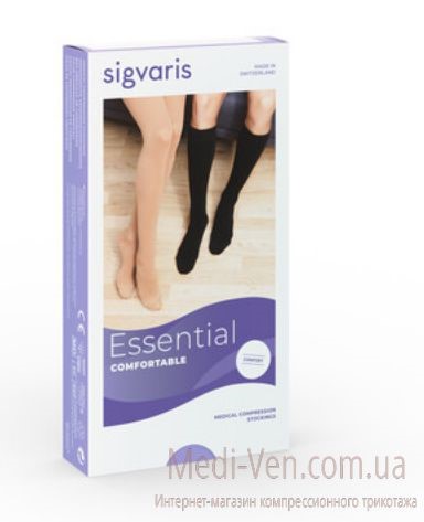 Компрессионные чулки Sigvaris Essential Comfortable 2 класс компрессии открытый и закрытый носок ДЛЯ ЖЕНЩИН И МУЖЧИН