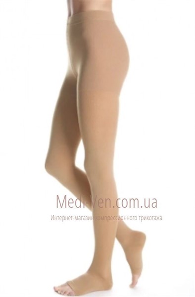 Компрессионные колготы Maxis Micro 2 класс компрессии открытый носок для женщин