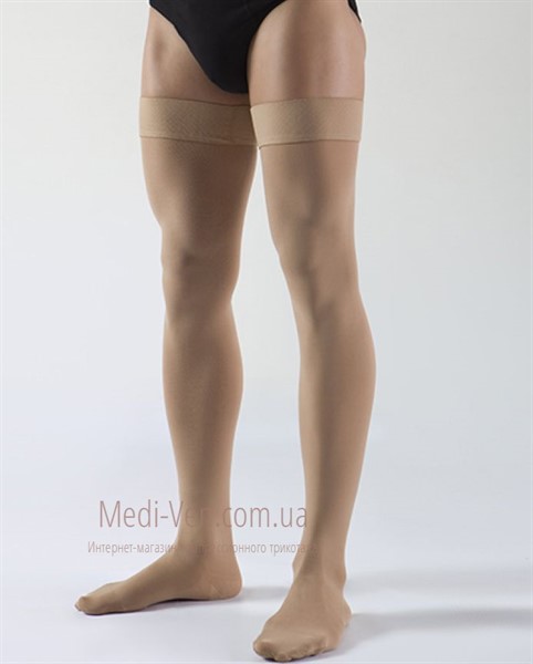 Компрессионные чулки Lauma medical 1 класс компрессии закрытый носок, строгая резинка
