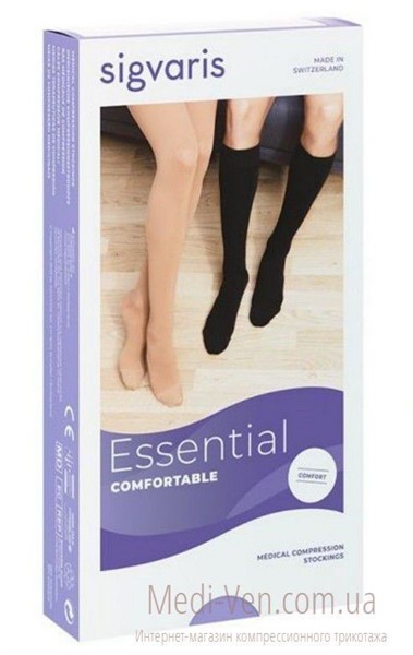 Компрессионные колготы Sigvaris Essential Comfortable 2 класс компрессии для женщин и мужчин ОТКРЫТЫЙ и ЗАКРЫТЫЙ НОСОК цвет телесный, черные - Швейцария