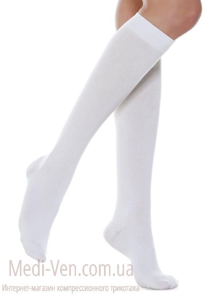 Unisex 53% ХЛОПОК компрессионные гольфы Relaxsan Cotton Socks 2 класс компрессии ЗАКРЫТЫЙ НОСОК для женщин и мужчин черные, белые, синие - Италия