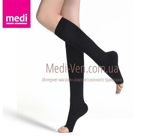 Компрессионные гольфы mediven plus 2 класс компрессии для женщин и мужчин ОТКРЫТЫЙ И ЗАКРЫТЫЙ НОСОК цвет карамель, бежевый, черный - Германия