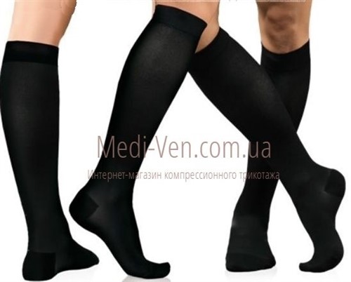 Компрессионные гольфы Tonus Elast 0401 Lux 2 класс компрессии закрытый носок черные