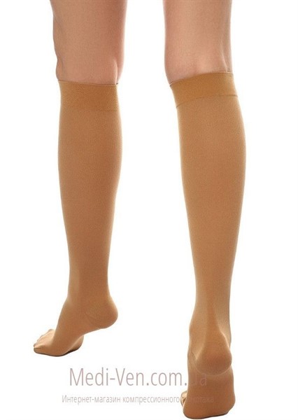 Компрессионные гольфы Tonus Elast Lux 1 класс компрессии закрытый носок цвет карамель