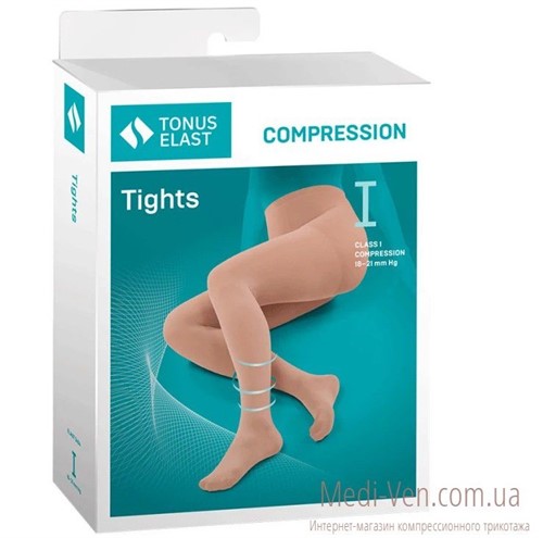 Компрессионные колготы Tonus Elast 1 класс компрессии закрытый носок