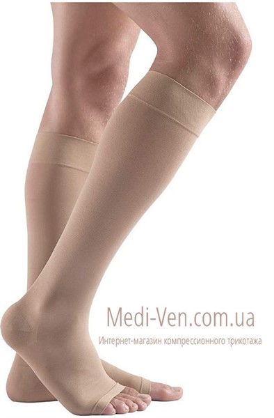 60% ХЛОПОК компрессионные гольфы Lauma medical 2 класс компрессии открытый носок