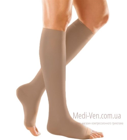 60% ХЛОПОК компрессионные гольфы Lauma medical 2 класс компрессии открытый носок