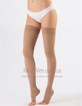 Компрессионные чулки Ofa Bamberg Classic 2 класс компрессии открытый носок бежевые