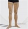 Компрессионные чулки Tonus Elast 0403 LUX 2 класс компрессии СТРОГАЯ РЕЗИНКА (для женщин и мужчин) ОТКРЫТЫЙ НОСОК цвет песочный - Латвия - фото 19604