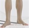 Компрессионные чулки Tonus Elast Lux 2 класс компрессии песочные открытый носок